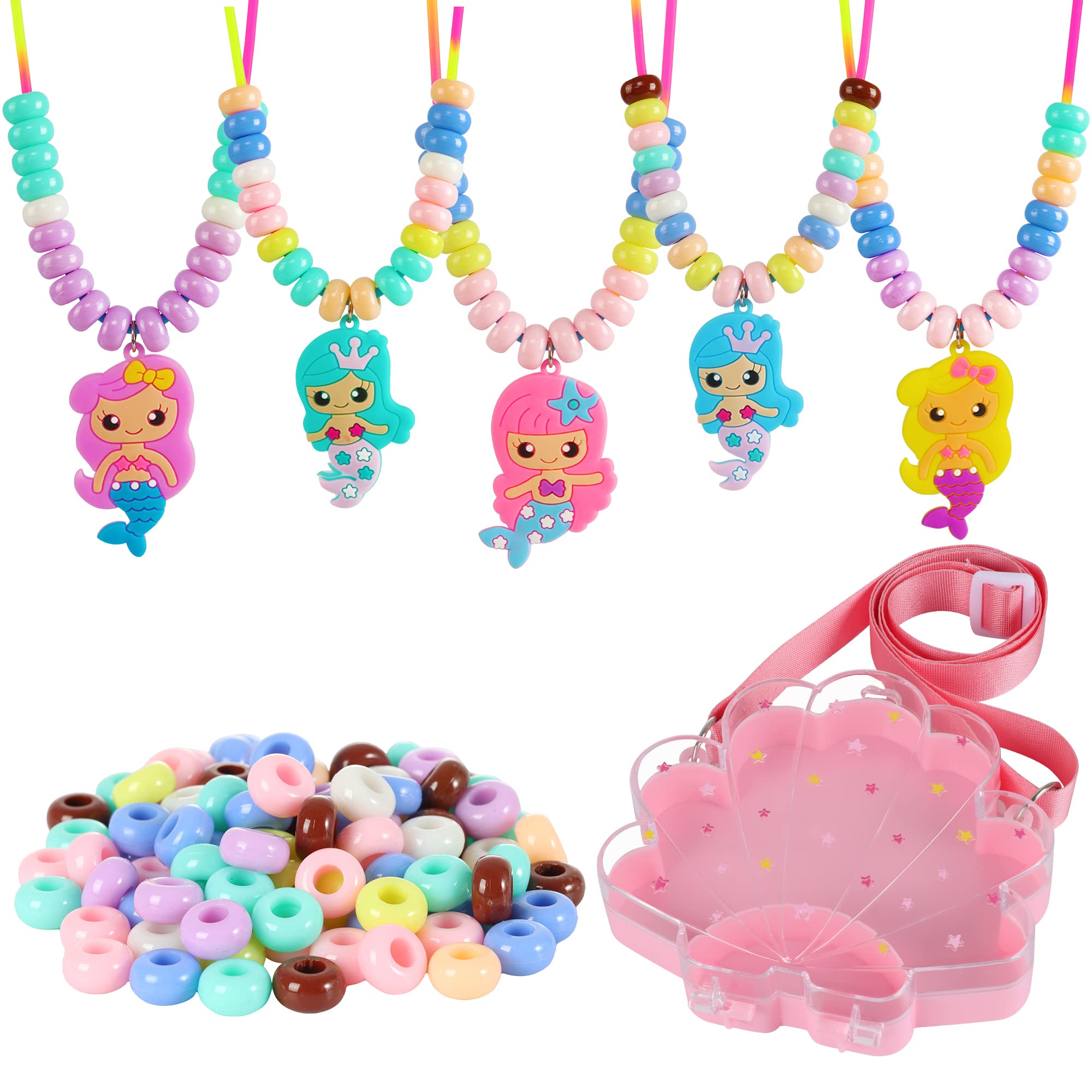 Amazon.co.jp: FLYINGSEEDS マーメイドネックレスメイキングキット